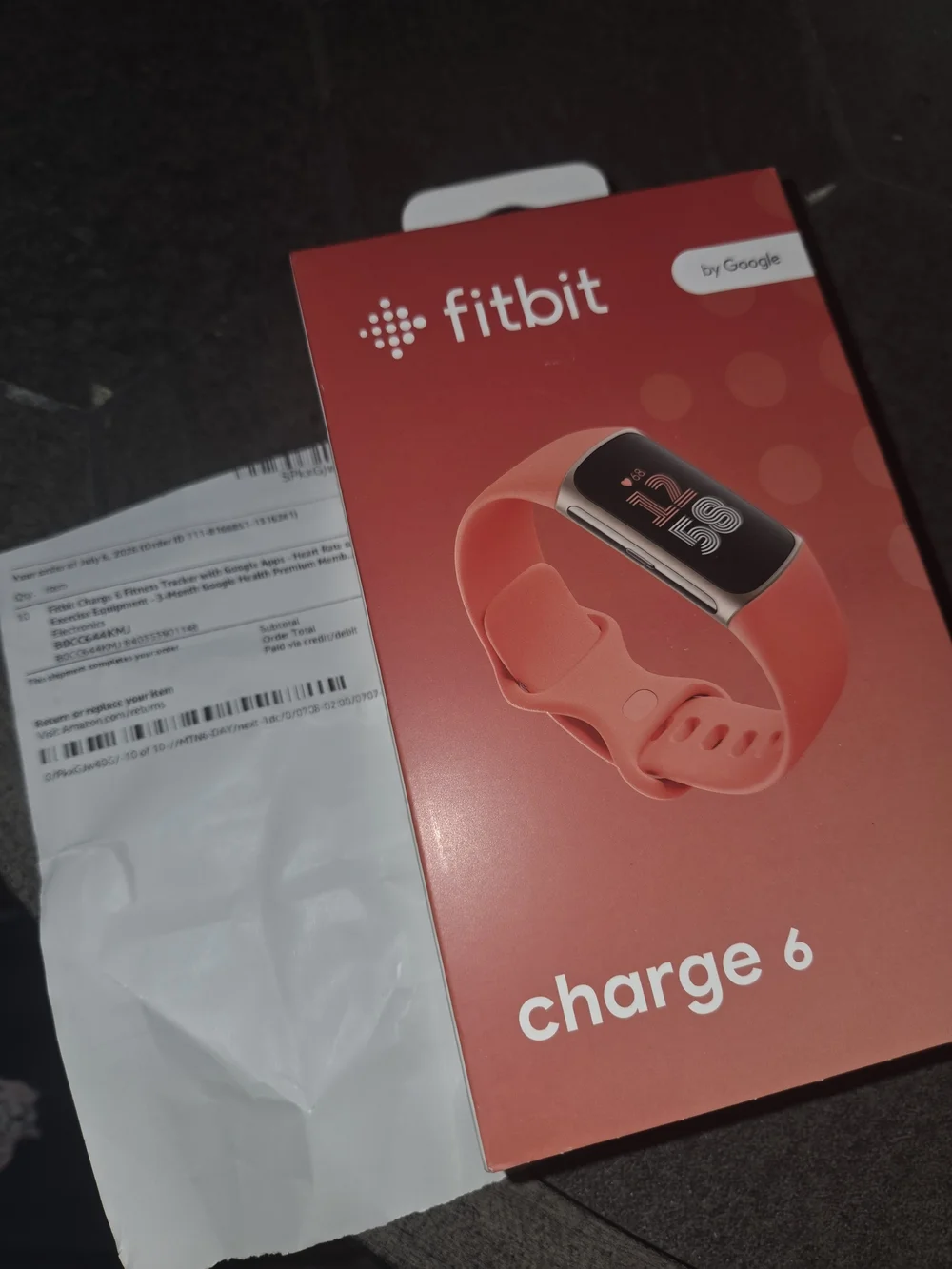 Authentic Google Fitbit Charge 6 Coral Gold Sealed New See Receipt
